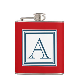 Monogram ontwerp heupfles