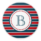 Monogram ontwerp keramische knop (Voorkant)