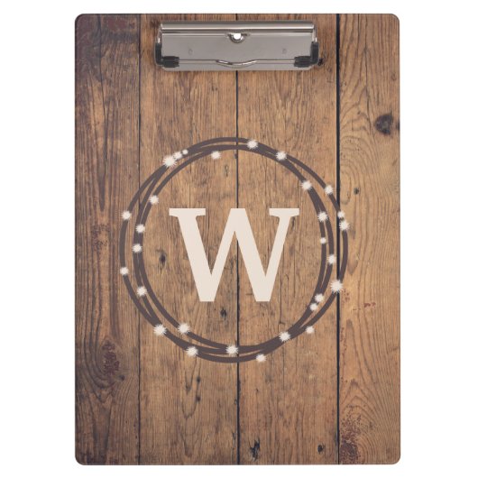 Monogram ontwerp klembord (Voorkant)