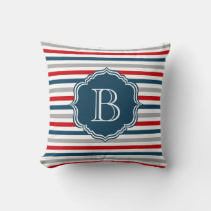 Monogram ontwerp kussen