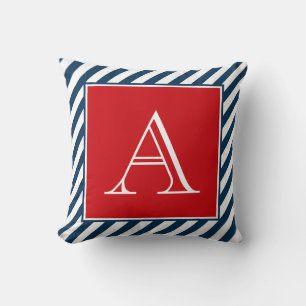 Monogram ontwerp kussen