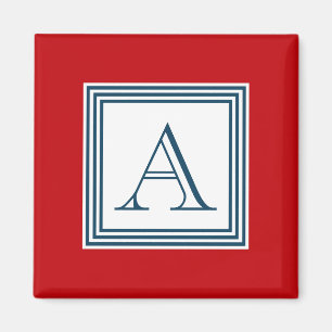 Monogram ontwerp magneet