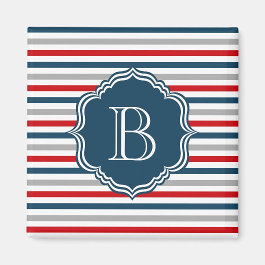 Monogram ontwerp magneet (Voorkant)