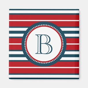 Monogram ontwerp magneet