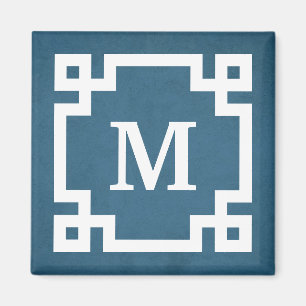 Monogram ontwerp magneet
