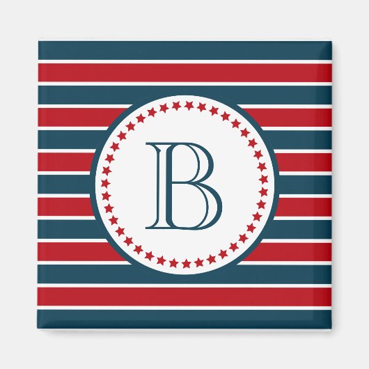 Monogram ontwerp magneet (Voorkant)