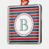 Monogram ontwerp metalen ornament (Links)