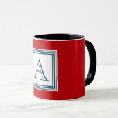 Monogram ontwerp mok (Voorkant rechts)