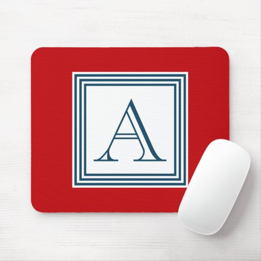 Monogram ontwerp muismat (Met muis)