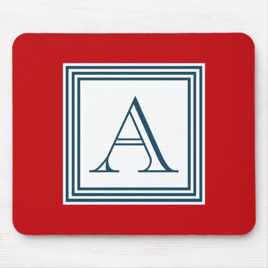 Monogram ontwerp muismat (Voorkant)