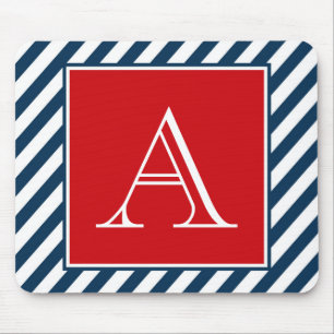 Monogram ontwerp muismat