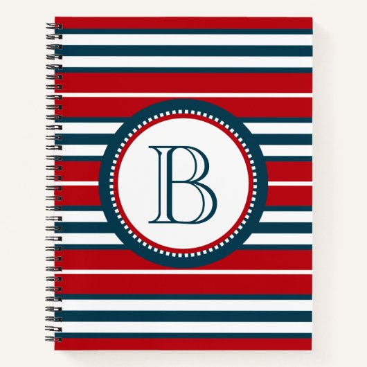 Monogram ontwerp notitieboek (Voorkant)