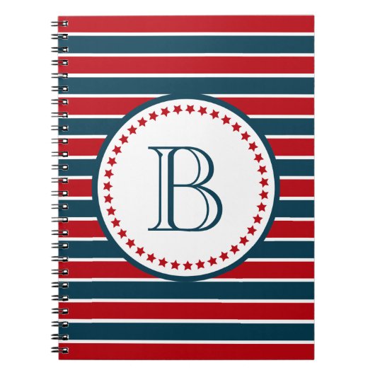 Monogram ontwerp notitieboek (Voorkant)