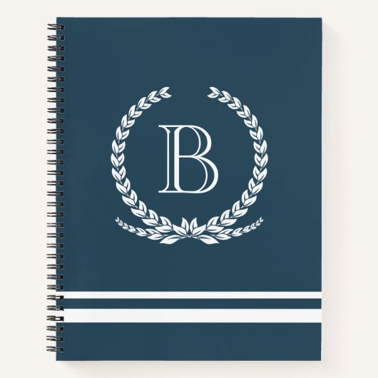 Monogram ontwerp notitieboek (Voorkant)
