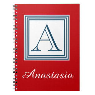 Monogram ontwerp notitieboek