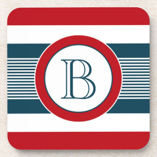 Monogram ontwerp onderzetter