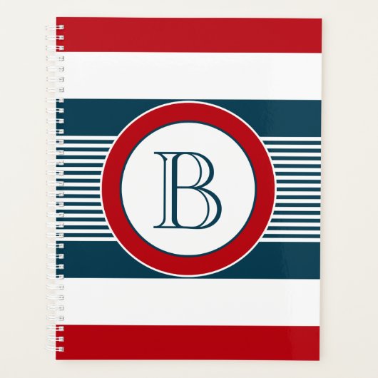 Monogram ontwerp planner (Voorkant)