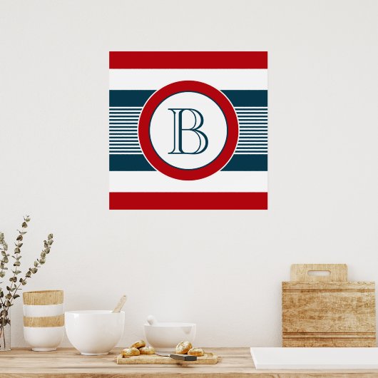 Monogram ontwerp poster (Keuken)