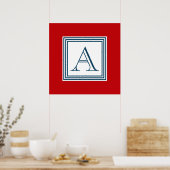 Monogram ontwerp poster (Keuken)