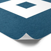 Monogram ontwerp poster (Hoek)