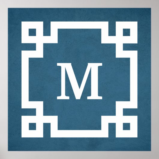 Monogram ontwerp poster (Voorkant)