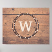 Monogram ontwerp poster (Voorkant)