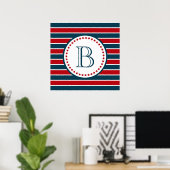 Monogram ontwerp poster (Thuiskantoor)