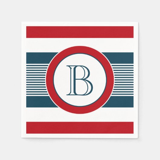 Monogram ontwerp servet (Voorkant)