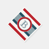 Monogram ontwerp servet (Hoek)