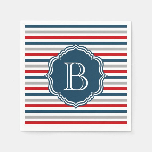 Monogram ontwerp servet (Voorkant)