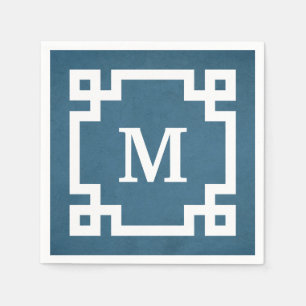 Monogram ontwerp servetten