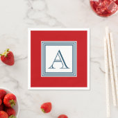 Monogram ontwerp servetten (Insitu)
