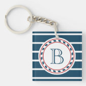 Monogram ontwerp sleutelhanger (voorkant)