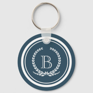 Monogram ontwerp sleutelhanger