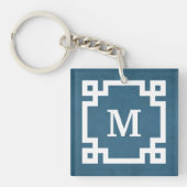 Monogram ontwerp sleutelhanger (voorkant)