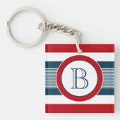Monogram ontwerp sleutelhanger (voorkant)