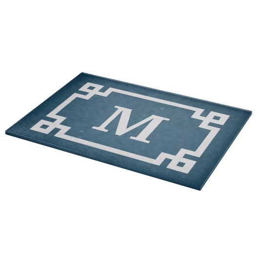 Monogram ontwerp snijplank (Hoek)