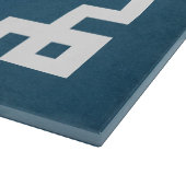 Monogram ontwerp snijplank (Hoek)