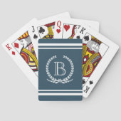 Monogram ontwerp speelkaarten (Achterkant)