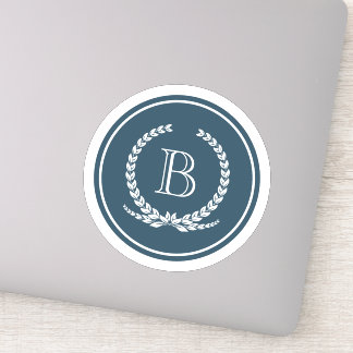 Monogram ontwerp sticker