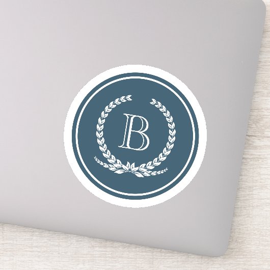 Monogram ontwerp sticker (Detail)