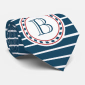 Monogram ontwerp stropdas (Opgerold)