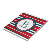 Monogram ontwerp tegeltje (Zijkant)