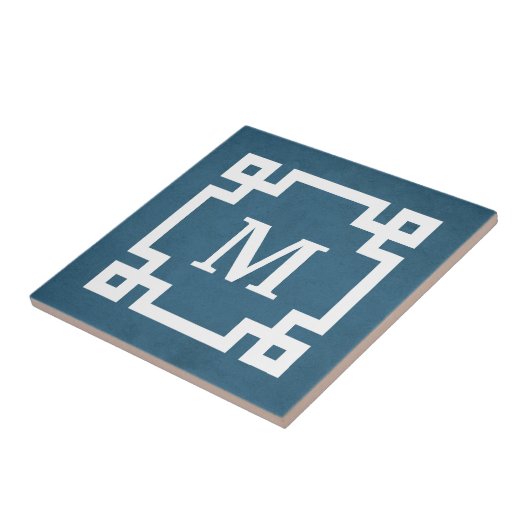 Monogram ontwerp tegeltje (Zijkant)