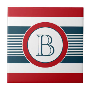 Monogram ontwerp tegeltje