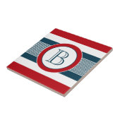 Monogram ontwerp tegeltje (Zijkant)