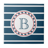 Monogram ontwerp tegeltje (Voorkant)