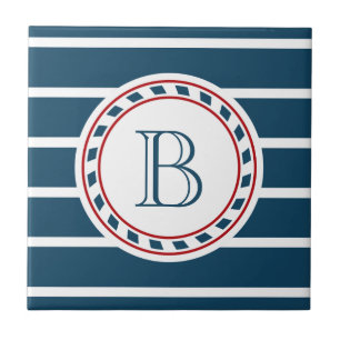 Monogram ontwerp tegeltje