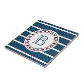 Monogram ontwerp tegeltje (Zijkant)