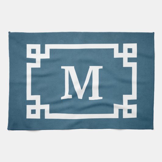 Monogram ontwerp theedoek (Horizontaal)